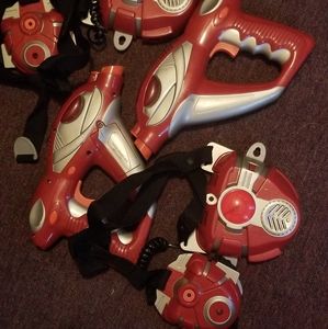 Vintage laser tag system for kids